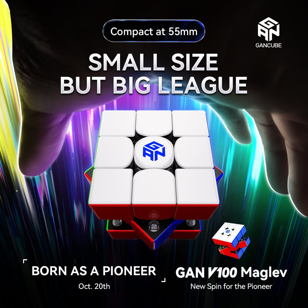 ZCUBE GAN V100 Maglev UV 3x3 Magic Cube 3X3 Speed Cube Professional Puzzle
