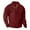 Red, variant on JURANMO Christmas Gifts For Men Corduroy Sweatshirt Men Retro Polo Shirts with Elbow Patches 1/4 Snap Button Casual Sweater Stand Collar Winter Jacket Long Sleeve Tops