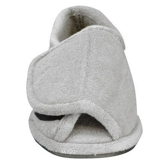 Personal Touch Health Care Apparel Mens Terry Adjustable Open Toe