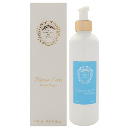Bianco Latte Crème pour le Corps par Giardini Di Toscana pour Unisexe - Crème pour le Corps 8,45 oz
