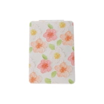 Unique Bargains Rectangular Hand-drawn Makeup Mirror White 1 Pc