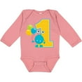 thumbnail image 3 of Inktastic First Birthday Monster Boys or Girls Long Sleeve Baby Bodysuit, 3 of 5