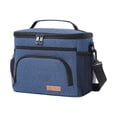 thumbnail image 2 of 6.7x7.8x10 Inch Insulated Lunch Box for Men And Women, Leak-Proof Cooler Lunch Bag with 4 Pockets, Adjustable Strap Ideal for Work, Picnic, Travel (Three Color Option), 2 of 5