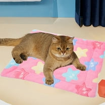 Kraoden Self Heating Pet Pad for Cats and Dogs, Soft and Noiseless Fleece Mat, Easy to Clean and Portable, Ideal for Home, Pet Beds, and Cages, Comfortable and Insulated Pet Warming Pad