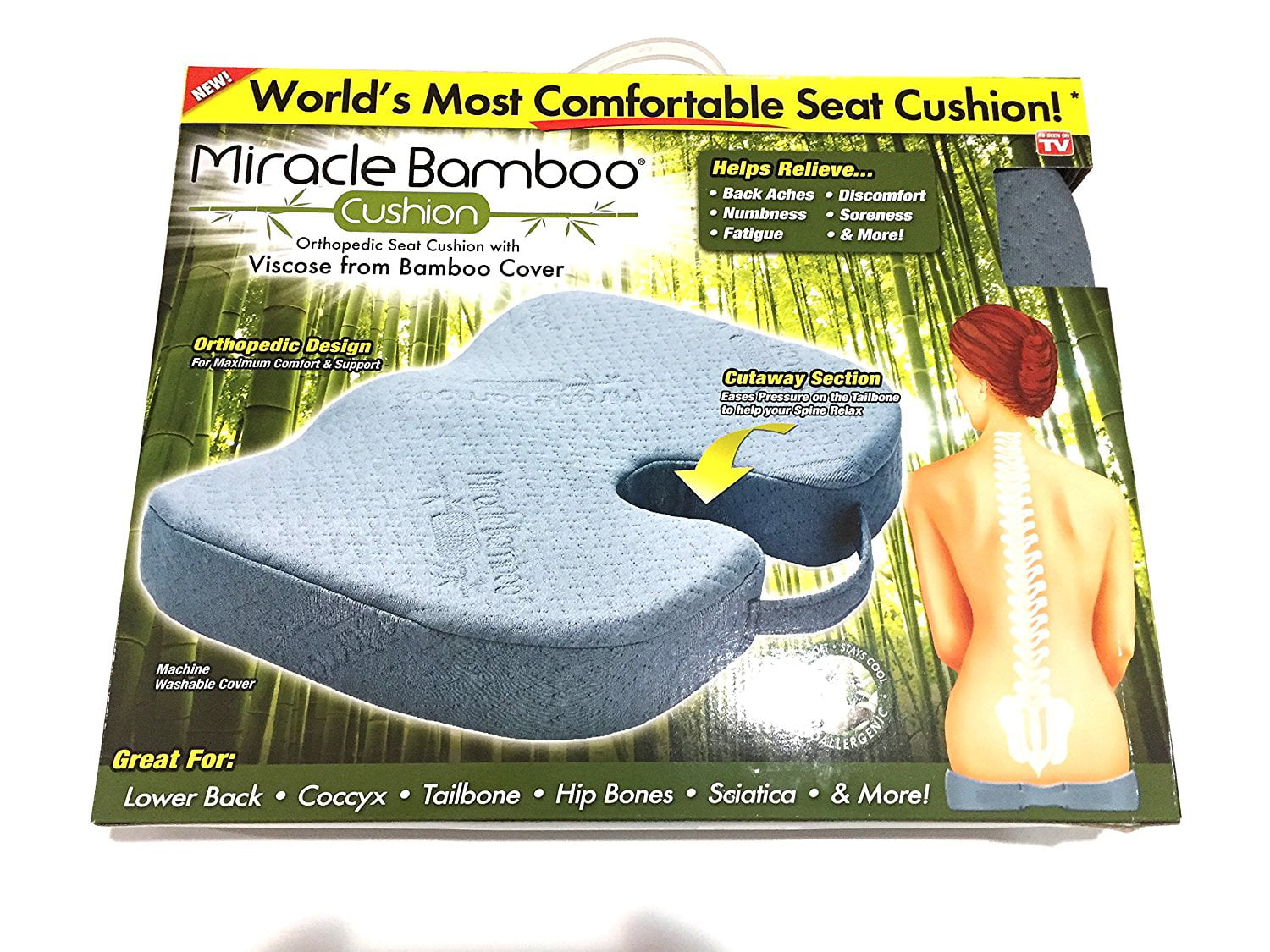 miracle bamboo cushion reviews