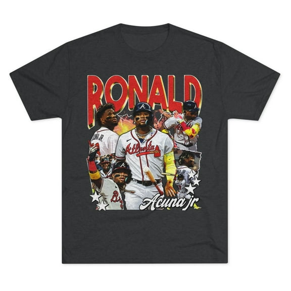 Ronald Acuña Jr. 90's Retro Vintage Style T-Shirt