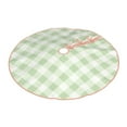 thumbnail image 2 of Kll Pistachio Green Checkboard Christmas Tree Skirt 36",Party Decorations Farmhouse For Christmas Decorations Holiday Party, 2 of 8