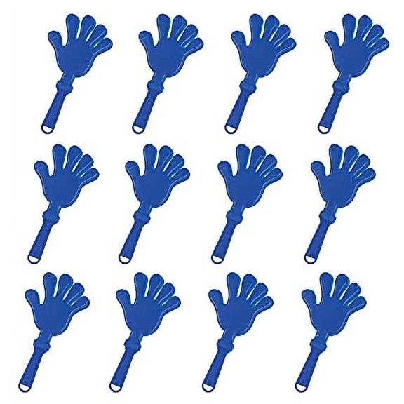 Hand Clappers Beistle 60941-B (plástico, 12 unidades), color azul