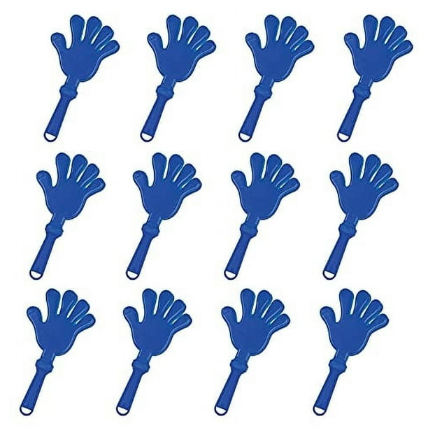 Hand Clappers Beistle 60941-B (plástico, 12 unidades), color azul