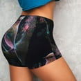 thumbnail image 2 of Sikiie Bird 3 Print Workout Shorts Women Scrunch Butt Gym Shorts Seamless High Waist Tummy Control Yoga Biker Athletic Shorts, 2 of 5