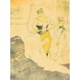 thumbnail image 2 of Toulouse-Lautrec, Henri de 12x14 Gold Ornate Wood Framed with Double Matting Museum Art Print Titled - Woman in Corset, 2 of 4