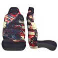 thumbnail image 3 of Sikiie Watercolor Bald Eagle Car Seat Protector 2 Pack Car Seat Cushion Mat, Car Seat Covers for SUV, Truck, Van, 3 of 7
