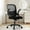 Black, variant on Office Computer Desk Chair, Ergonomic Mid-Back Mesh Rolling Work Swivel Task Chairs with Wheels, Comfortable Lumbar Support, Comfy Flip-up Arms for Home, Bedroom, Study, Student, Black