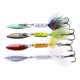 thumbnail image 1 of 4 señuelos de pesca giratorios con lentejuelas de 6,5 cm/3,5 g, cebos, anzuelos y accesorios (cuatro colores), 1 of 8