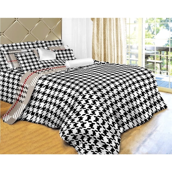 Dolce Mela Duvet and Quilt Cover 6-piece Set Luxury Cotton Bedding by