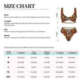 thumbnail image 6 of Daiia Retro Coffee Women's Bikini Set Two Piece Swimsuit High Waisted Bikini Adjustable Straps Bikini Perfect for Beach, Pool, and Summer Vacation-Medium, 6 of 9