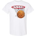 thumbnail image 3 of Inktastic Basketball Swish T-Shirt, 3 of 5