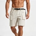 thumbnail image 5 of DayScoop Mens Shorts Casual Breeches Summer Fashion Ice Silk Fitness Breathable Comfortable Loose Sports Thin Running Fast-drying Short Pants Plus Size, 5 of 5
