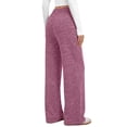 thumbnail image 3 of Fantaslook Womens Wide Leg Pants Casual Lounge Pull on Pant Soft Stretchy Trousers with Pockets for Daily Work Travel, 3 of 9