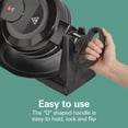 thumbnail image 4 of Hamilton Beach 26201 Belgian Waffle Maker with Removable Nonstick Plates, Double Flip, Makes 2 at Once, Black, 4 of 8