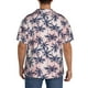 thumbnail image 3 of Fotbe Tropics Palm Trees Camisa Estampada de Manga Corta para Hombre, Casual de Verano, Estilo Playero, Sin Arrugas-Small, 3 of 5