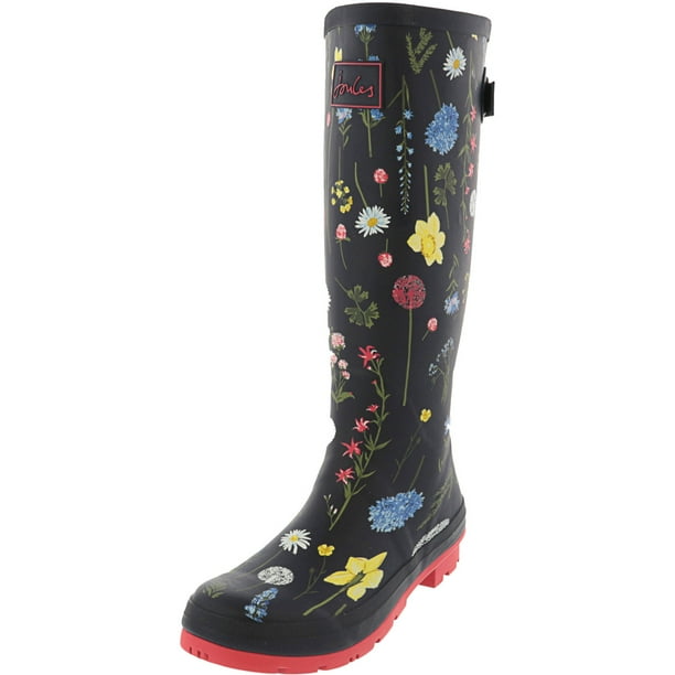 joules women's welly print rain boot