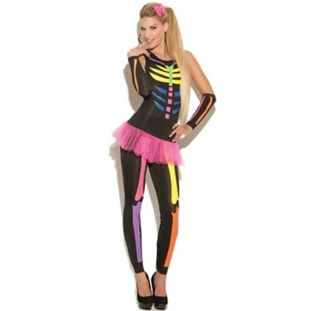 - Black/Multi Scary Bones Costume Elegant Moments 9937 Black/Multi