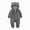C199-Dark Gray, variant on 6-9 Months Newborn Preemie Baby Climbing Suit Newborn Infant Baby Boys Girls Snowsuit Winter Coat Solid Bear Warm Fleece Hooded Footed Romper Jumpsuit Outfits AG Bodysuit Baby Gift