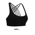 thumbnail image 3 of Minnieouse Sujetadores deportivos Material premium Sujetador deportivo Ejercicio Apasionado Deporte Prop Espalda cruzada Moda sin costuras Acolchado para Type2 NO2 Minnieouse AP008686-07, 3 of 6