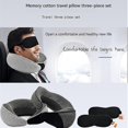 thumbnail image 3 of Plus Travel Pillow, Plus Travel Neck Pillow,plus Neck Pillow, Memory Foam Travel Neck Pillow For Airplanes, Travel Neck Pillow, Neck Pillow, 3 of 5