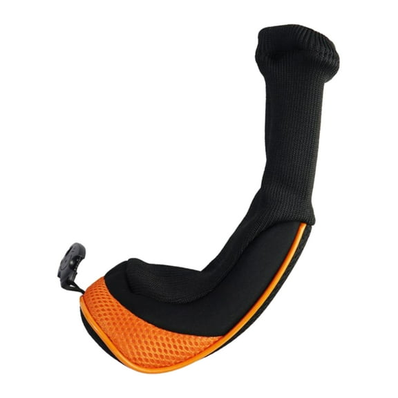 Long Neck Golf Club Headcover Wood Driver Head Cover Golf Pole Sleeve Orange