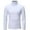 White, variant on Letdown Men's Slim Fit Turtleneck T Shirt Casual Basic Knitted Long Sleeve Lightweight Pullover Sweater Classic T-Shirts (Black,L)