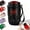 Black, variant on Coffee Vacuum Flask, 12oz Portable Coffee Vacuum Flask Cup with Lid and Handle, 316 Stainless Steel Insulated Travel Mug for Hot and Cold Drinks