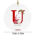 thumbnail image 3 of Decoraciones de Halloween, adornos de Halloween, colgante de decoración para árbol de Navidad, decoración navideña personalizada de 26 letras, decoración para árbol de Navidad, regalo de Navidad, ador, 3 of 3