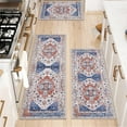 thumbnail image 5 of Ileading Boho Kitchen Rug Sets 3 Piece Runner Bohemian Mats Non Skid Washable Kitchen Floor Mat Runner, 5 of 12