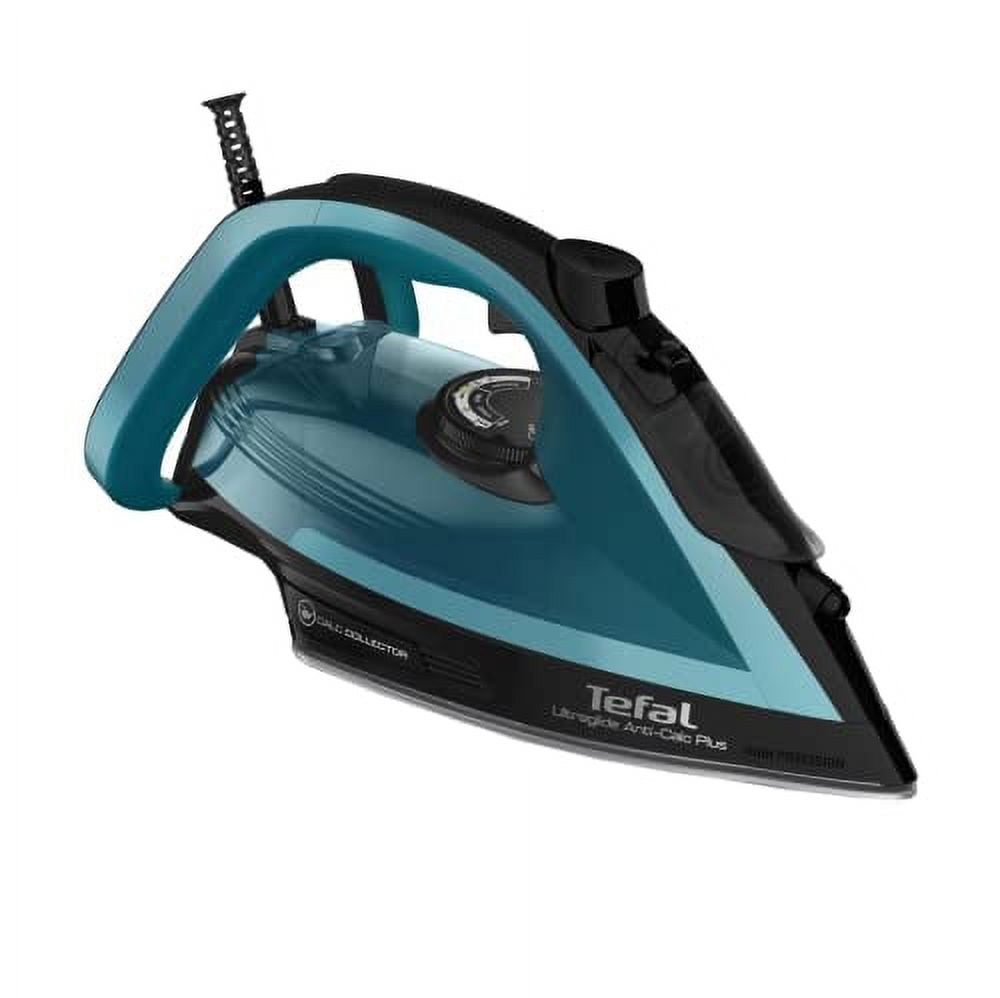 Tfal Ultraglide Plus Steam Iron with Auto Shut, Scratch-Resistant, Black and Turquoise - Walmart.com Tfal Ultraglide Plus Steam Iron with Auto Shut, Scratch-Resistant, Black and Turquoise - Walmart.com