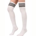 thumbnail image 1 of Qarigey 3 pares de calcetines hasta la rodilla para mujer, transpirabilidad, únicos, cómodos, versátiles, estilo pijo, calcetín, botas, manguera, Medias Tipo4, 1 of 6