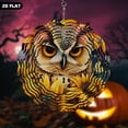 thumbnail image 4 of Owl Sunflower Butterfly Garden Wind Spinner 3D Metal Wind Chimes Decoration Ourdoor Chimes for Door Window Balconie Bedroom 9.8 in, 4 of 7