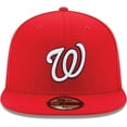thumbnail image 2 of Men's New Era Red Washington Nationals Game Authentic Collection On-Field 59FIFTY Fitted Hat, 2 of 6