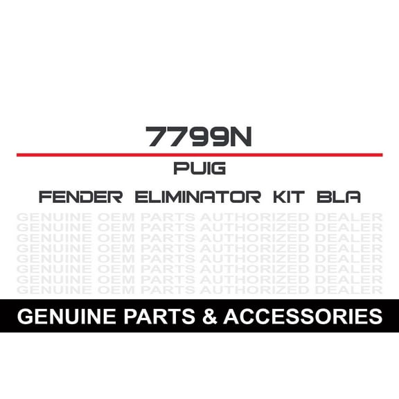 Puig Yamaha Fender Eliminator Kit Black - 7799N