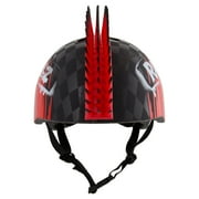 Raskullz Hawk Mohawk Black Bike Helmet, Child 5+ (50-54cm)