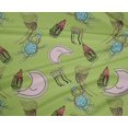 thumbnail image 4 of oneOone Polyester Lycra Light Green Fabric Baby Feeder|Moon & Cartoon Sheep Kids Diy Clothing Quilting Fabric Print Fabric By Yard 56 Inch Wide, 4 of 4