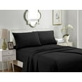 thumbnail image 1 of 4 Pieces Soild Microfiber Sheet Set, 1 of 3