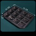 thumbnail image 3 of 2X 12 Cups Square Mini Bread Burger Muffin Cupcake Mold for Household Non-Stick Baking Pan Oven Trays Pastry Tool(Gold), 3 of 5