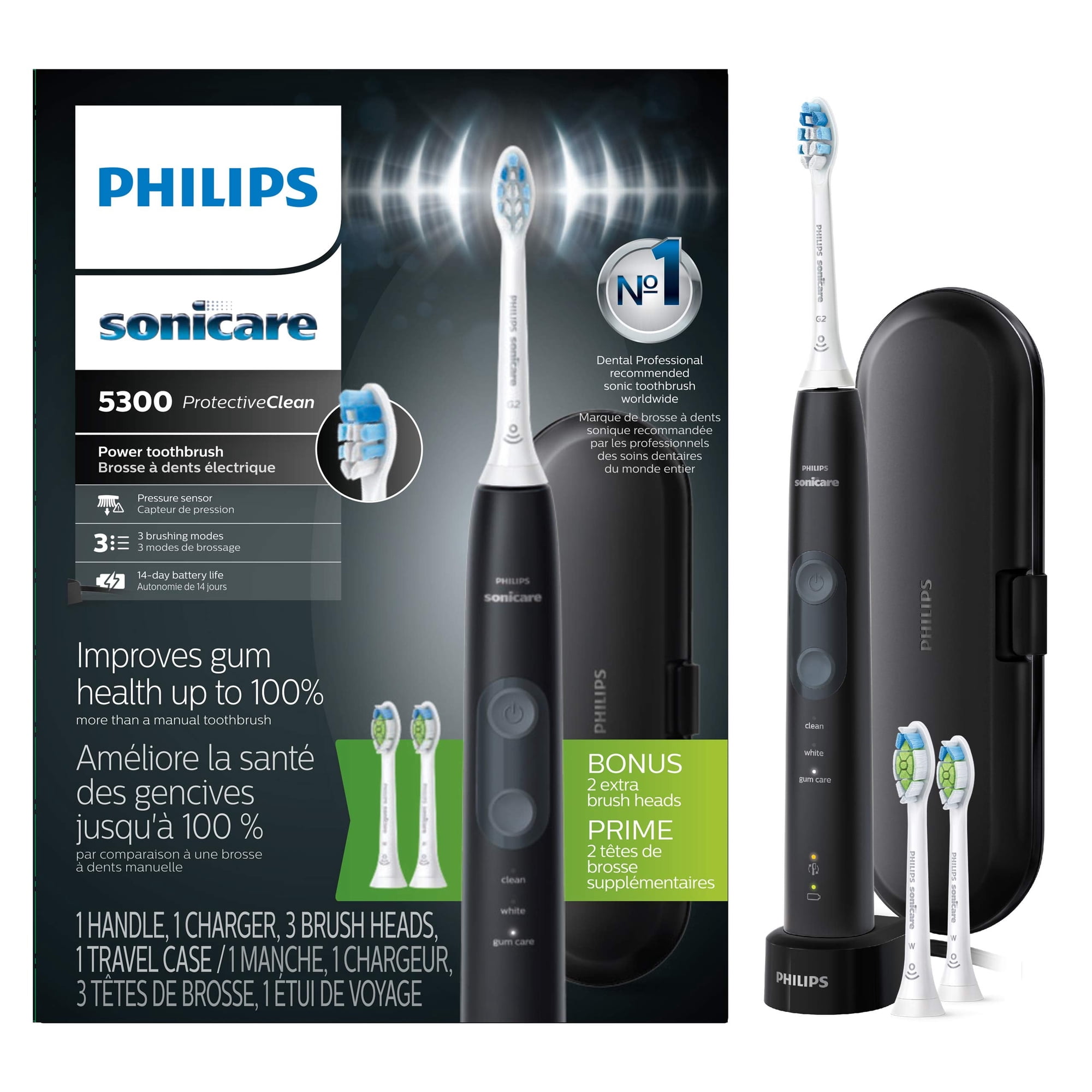PHILIPSソニックケアー5300 Philips Sonicare ProtectiveClean 5300 Rechargeable Electric