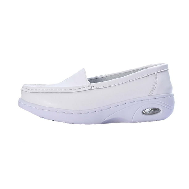 Zapatos de enfermera Yuyangstore planos de trabajo casuales Mocasines 37