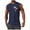 A01-Dark Blue, variant on Mens Stringer Tank Tops Gym Bodybuilding Shirts Breathable Comfort Quick Dry Fit(A01-Yellow,2XL)