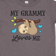 thumbnail image 4 of Inktastic My Grammy Loves Me with Sloth and Hearts Boys or Girls Toddler T-Shirt, 4 of 5
