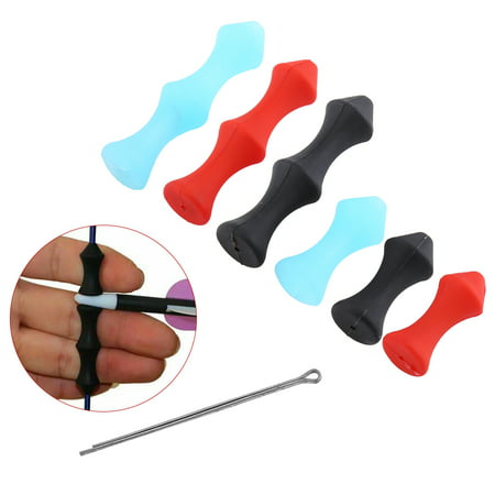 Dilwe 2Pcs Archery Silicone Finger Guard Recurve Bow Shooting Hunting Protectve Tools, Bow Silicon Gear, Hunting Finger