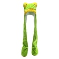 thumbnail image 2 of Sombrero de novedad Yinane Sombrero de felpa Animal con guantes, 2 of 5